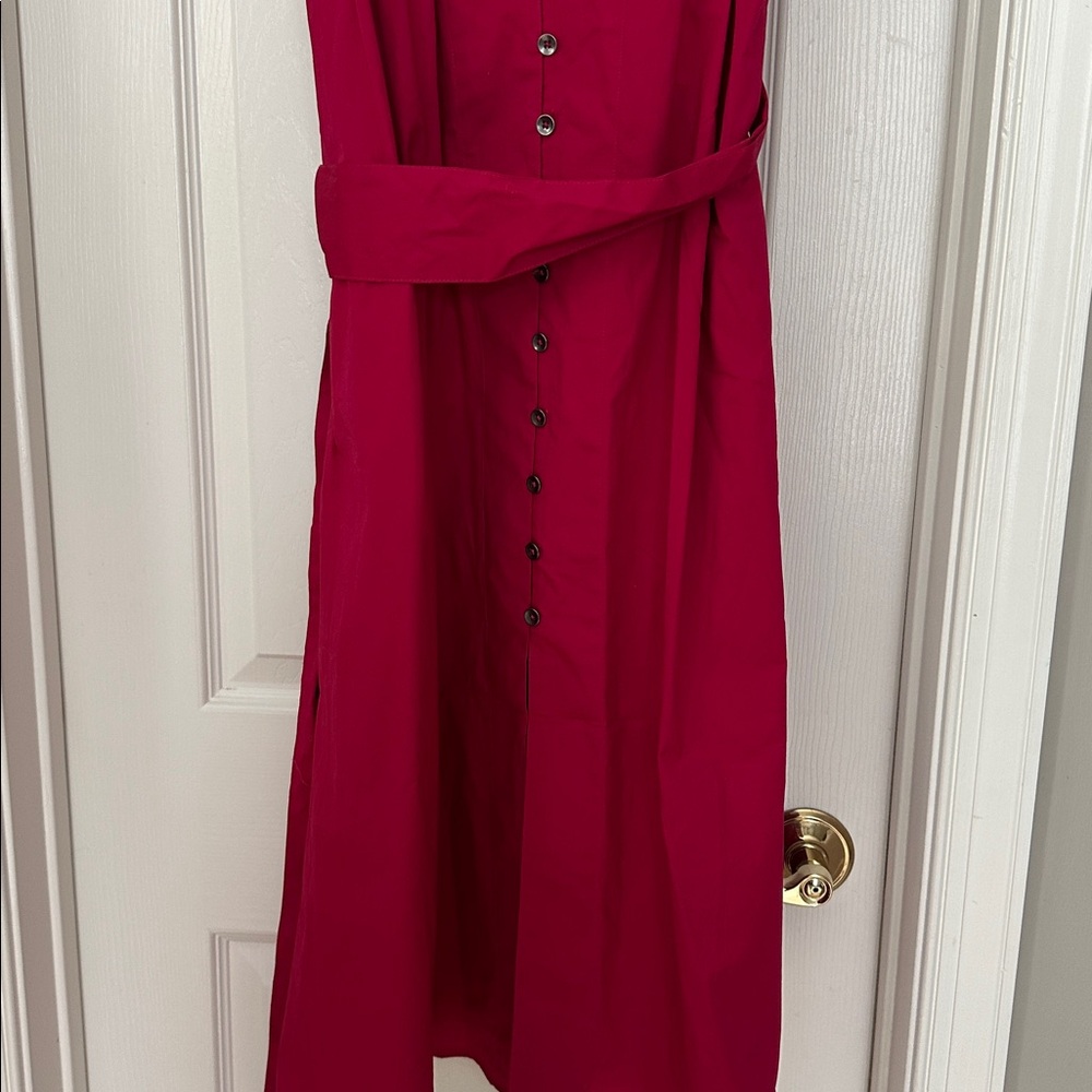 Universal Standard belted shirt dress - Picture 3 of 12